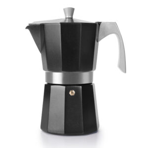 ESPRESSOKANN EVVA MUST, 6-LE TASSILE